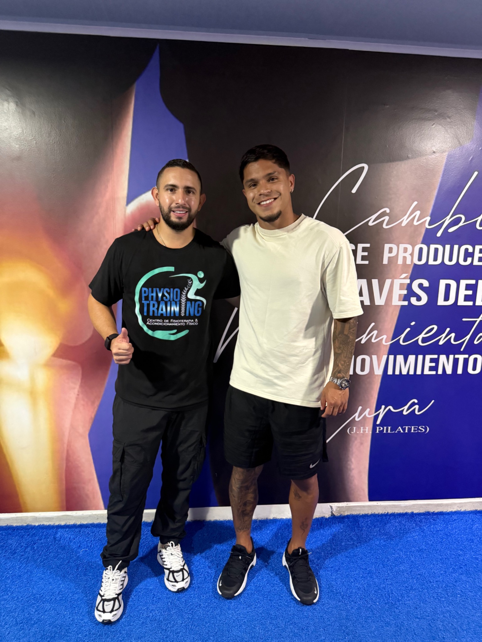 Physio Training junto a un deportista